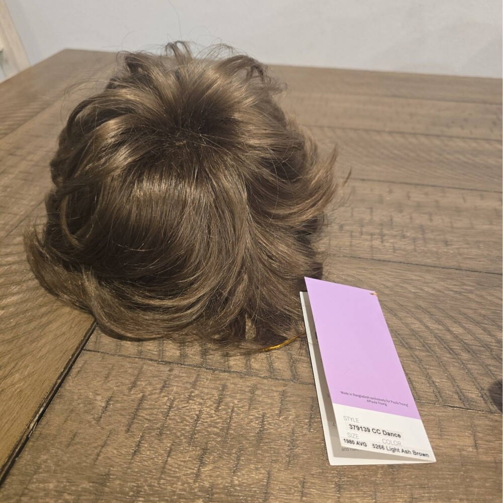 Paula Young CC Dance Wig Light Ash Brown 5266 Average Size New With Tag**No Box